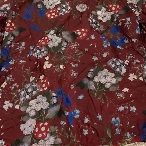 Erdem x H&M Maroon Floral Jacket - Picture 7 of 11